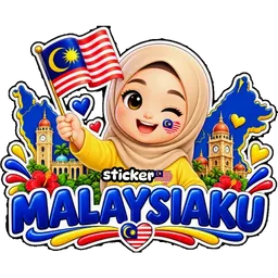 budak comel, merdeka, bendera, jalur gemilang, hari malaysia, malaysiaku, selamat hari malaysia