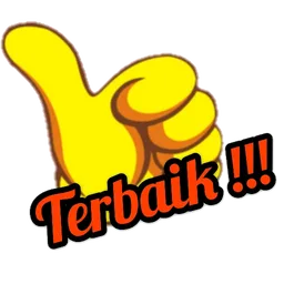 setuju, thumbs up, syabas, bagus, terbaik