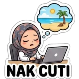 kerja, cuti, penat, pantai, nak cuti