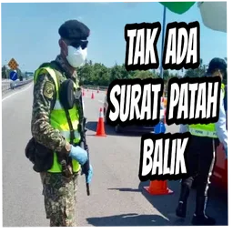 polis, roadblock, sekatan jalan, tak ada surat, patah balik