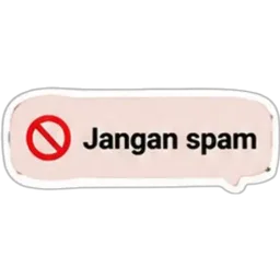 amaran, jangan spam, spam, group chat