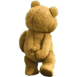 beruang, merajuk, belakang, teddy bear