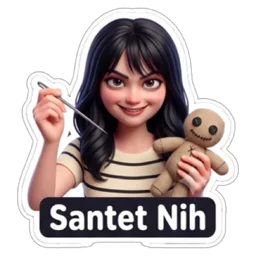 perempuan, santet, voodoo, ancam, jarum