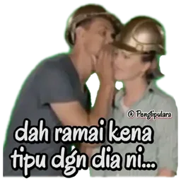 bisik, gosip, sindir, kena tipu
