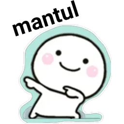 comel, pujian, senyum, mantul, mantap betul