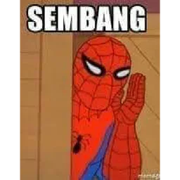 sembang, meme, spiderman, bohong