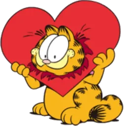 love, kucing, hati, sayang, i love u, garfield, love you, i love you