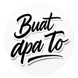 soalan, sapaan, buat apa, tulisan