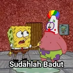 sindir, spongebob, badut, patrick, sudahlah