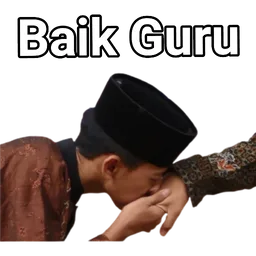 salam, setuju, hormat, songkok, baik guru