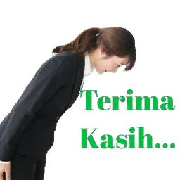 terima kasih, hormat, tunduk, wanita