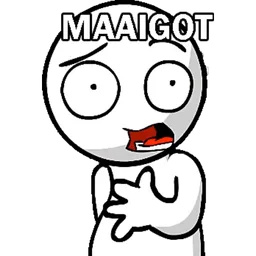 lawak, terkejut, meme, shocked, maaigot