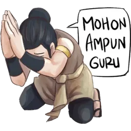 guru, mohon ampun, maaf, sujud, ampun