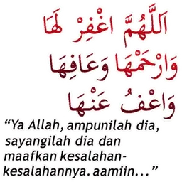 doa, takziah, allahummaghfirlaha, al-fatihah, ampunilah dia