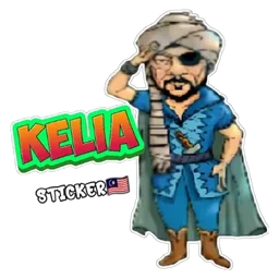 kartun, kelia, lanun, malaysia