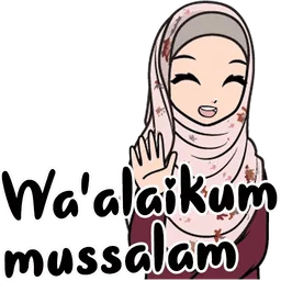 salam, wa'alaikumussalam, jawab salam, hijab, muslimah, wa'alaikumssalam