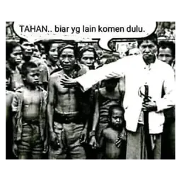 sabar, tunggu, tahan, komen, meme lama
