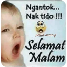 selamat malam, baby, mengantuk, ngantok, nak tido