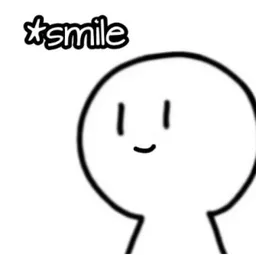 senyum, smile, awkward, doodle