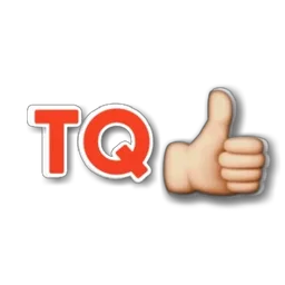 terima kasih, thank you, thumbs up, tq