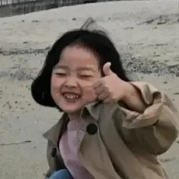 ok, budak comel, thumbs up, bagus, senyum