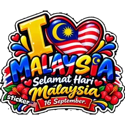 jalur gemilang, hari malaysia, bunga raya, 16 september, i love malaysia