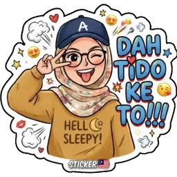 muslimah, malam, peace, tido, dah tido ke