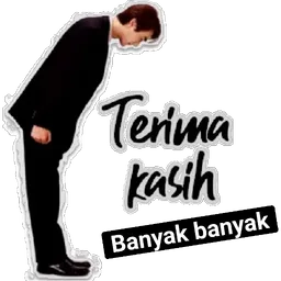 terima kasih, thank you, tunduk, penghargaan, banyak banyak