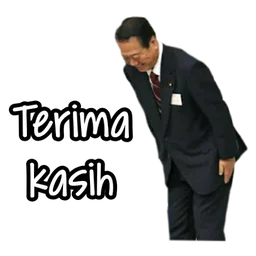 terima kasih, hormat, tunduk, sopan