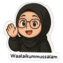salam, wa'alaikumussalam, tudung, muslimah, hi, wa'alaikumssalam