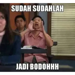 meme, sindir, jerit, bodoh, sudahlah