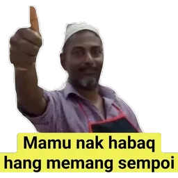 thumbs up, bagus, habaq, sempoi, mamu
