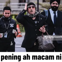stress, pening, penat, macam ni