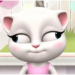 kucing, comel, senyum, angela, sinis