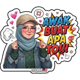 comel, hijab, reaksi, tanya, awak buat apa