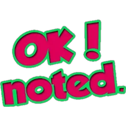 ok, setuju, okay, noted, faham