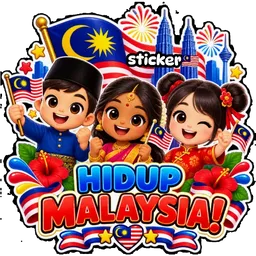 merdeka, perpaduan, jalur gemilang, hidup malaysia, kanak-kanak