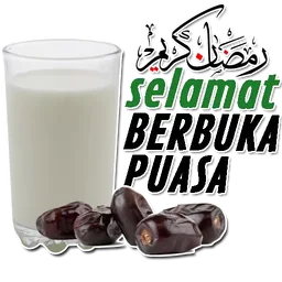 ramadan, susu, berbuka puasa, kurma, selamat berbuka