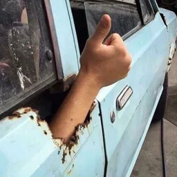 ok, setuju, thumbs up, bagus, kereta buruk