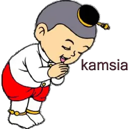 terima kasih, thank you, tunduk, kamsia, budak cina