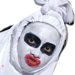 lawak, hantu, seram, pocong, muka putih
