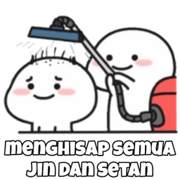 lawak, jin, setan, vacuum, kepala