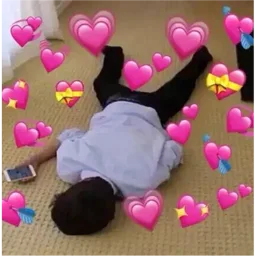 cinta, hati, baring, pengsan, emoji hati