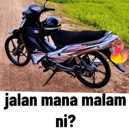 motosikal, malam, lepak, jalan mana, kapcai