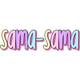 teks, sama-sama, pastel, welcome