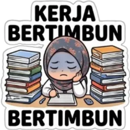 penat, kerja bertimbun, banyak kerja, tugasan, stres