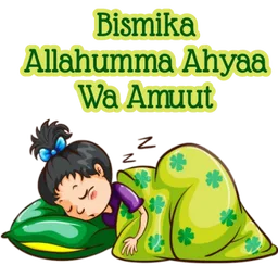 tidur, good night, selamat malam, doa tidur, bismika