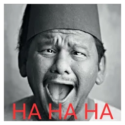 ketawa, lawak, gelak, hahaha, songkok