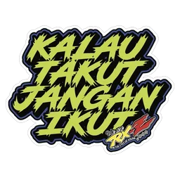 motor, kalau takut jangan ikut, berani, cabaran, rxz