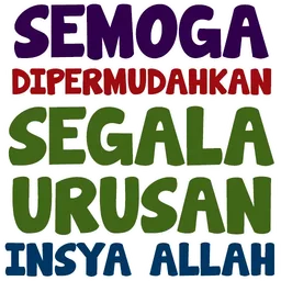 doa, semoga dipermudahkan, insya allah, urusan